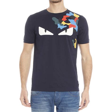 fendi t shirt uomo occhi rossi|FENDI T.